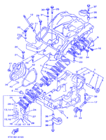 CRANKCASE for Yamaha TDM850 1996