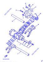 GEAR SHIFT SELECTOR DRUM / FORKS for Yamaha TDM850 1996
