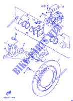 REAR BRAKE CALIPER for Yamaha TDM850 1996