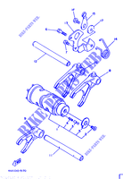 GEAR SHIFT SELECTOR DRUM / FORKS for Yamaha TDM850 1996