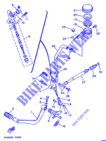REAR BRAKE MASTER CYLINDER for Yamaha TDM850 1997