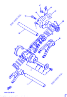 GEAR SHIFT SELECTOR DRUM / FORKS for Yamaha TDM850 1997