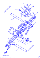 GEAR SHIFT SELECTOR DRUM / FORKS for Yamaha TDM850 1997