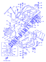 CRANKCASE for Yamaha TDM850 1997