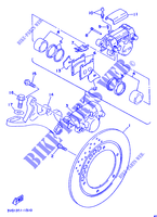 REAR BRAKE CALIPER for Yamaha TDM850 1998