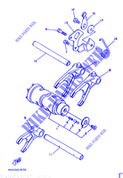 GEAR SHIFT SELECTOR DRUM / FORKS for Yamaha TDM850 1998