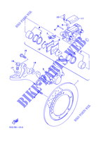 REAR BRAKE CALIPER for Yamaha TDM850 2000