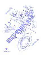 REAR BRAKE CALIPER for Yamaha TDM850 2000