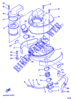 INTAKE for Yamaha TDM850H (57KW) 1992