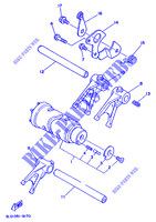 GEAR SHIFT SELECTOR DRUM / FORKS for Yamaha TDM850N (37KW) 1992