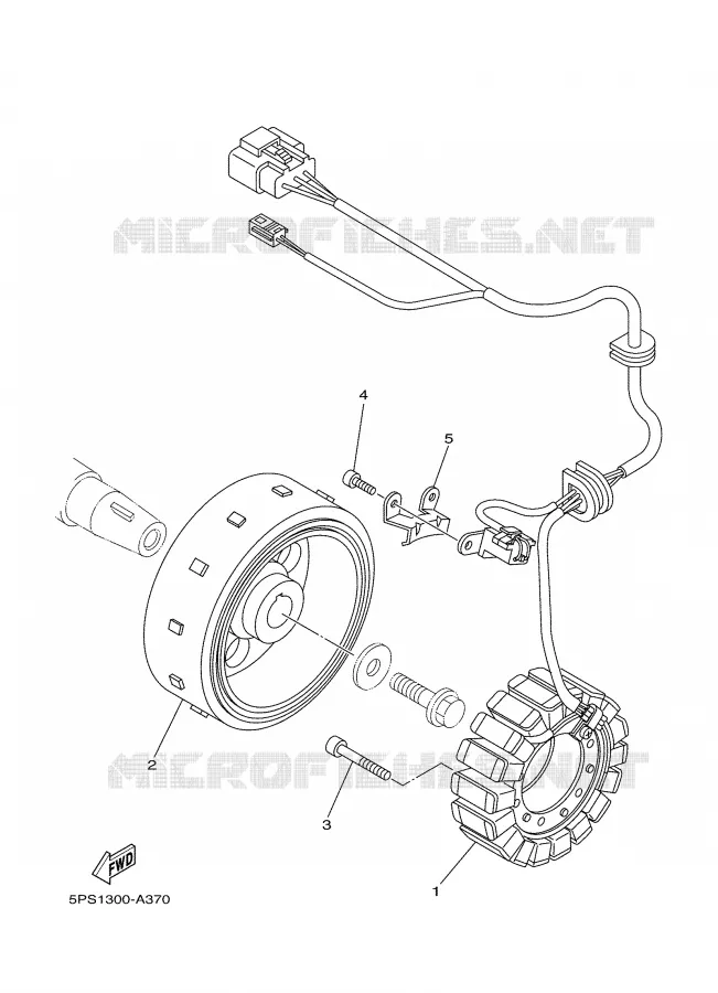 IGNITION Yamaha MOTO 900 2008 TDM  TDM900X
