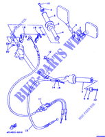 HANDLEBAR & CABLES for Yamaha TDR125 1997