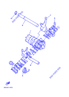 GEAR SHIFT SELECTOR DRUM / FORKS for Yamaha TDR125 2002