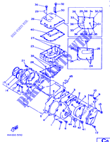 COVER   ENGINE 1 for Yamaha TRX850 1996