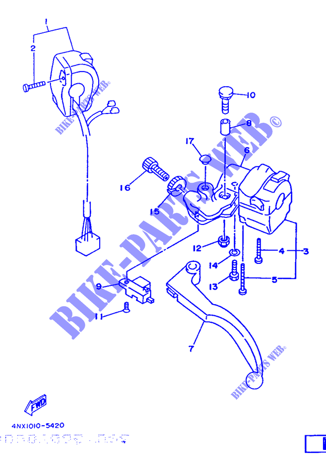 SWITCH / LEVER for Yamaha TRX850 1997