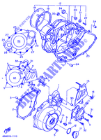 COVER   ENGINE 1 for Yamaha TT600E 1996