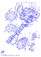 COVER   ENGINE 1 for Yamaha TT600R 1999
