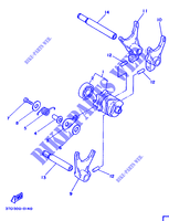 GEAR SHIFT SELECTOR DRUM / FORKS for Yamaha TZ250 1990