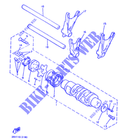 GEAR SHIFT SELECTOR DRUM / FORKS for Yamaha VMX12 1988