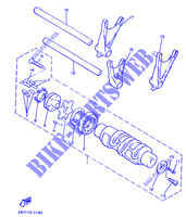 GEAR SHIFT SELECTOR DRUM / FORKS for Yamaha VMX12 1993