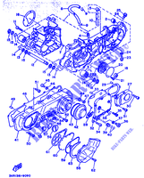 CRANKCASE for Yamaha XC125 1990