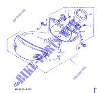 HEADLIGHT for Yamaha XC125 1995