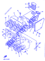INTAKE for Yamaha XJ600 1989