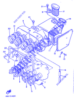 INTAKE for Yamaha XJ600 1990