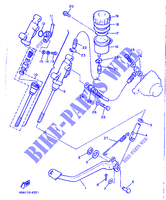 REAR BRAKE MASTER CYLINDER for Yamaha XJ600 (37KW) 1986
