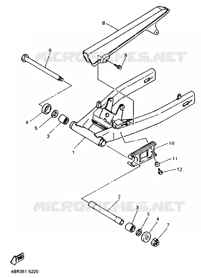 SWINGARM Yamaha MOTO 600 1996 XJN  XJ600N