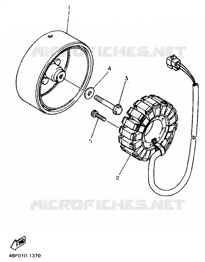IGNITION Yamaha MOTO 600 1996 XJN  XJ600N