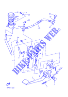 REAR BRAKE MASTER CYLINDER for Yamaha XJ600N 2000