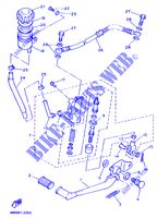 REAR BRAKE MASTER CYLINDER for Yamaha XJ600N (25.1KW) 1994