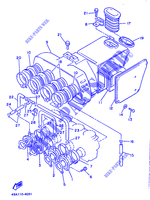 INTAKE for Yamaha XJ600N (37KW) 1990