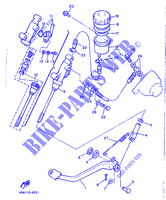 REAR BRAKE MASTER CYLINDER for Yamaha XJ600N (37KW) 1990
