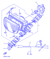 HEADLIGHT for Yamaha XJ600S 1998