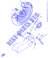 REAR WHEEL for Yamaha BOOSTER 1998