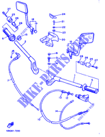 HANDLEBAR & CABLES for Yamaha XJ900 1987