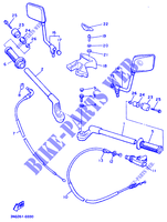 HANDLEBAR & CABLES for Yamaha XJ900F 1991