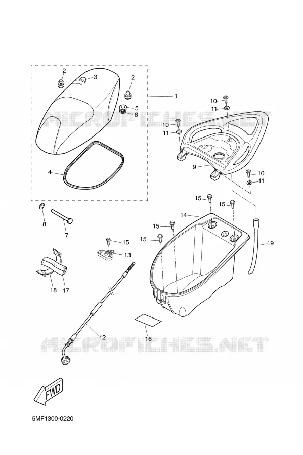 SEAT Yamaha SCOOTER 150 2001 DOODO  XN150 DOODO