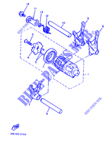 GEAR SHIFT SELECTOR DRUM / FORKS for Yamaha XT500 1986