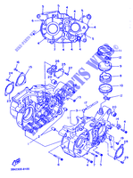 CRANKCASE for Yamaha XT500 1988