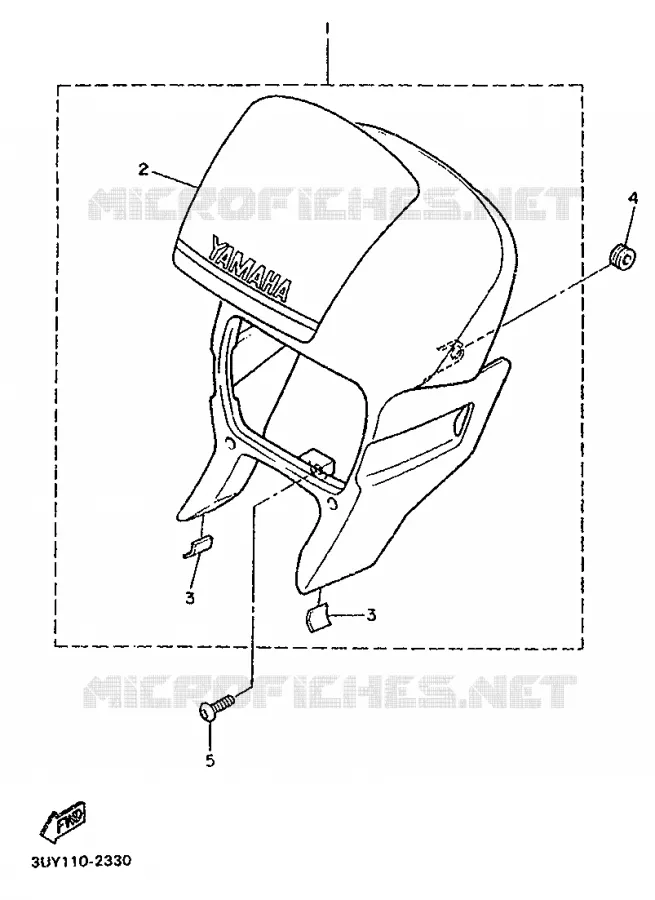 COVER 1 Yamaha MOTO 600 1992 XTE  XT600E