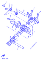 GEAR SHIFT SELECTOR DRUM / FORKS for Yamaha XT600E 1996