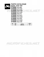 CATALOGUE for Yamaha XT600E 1997