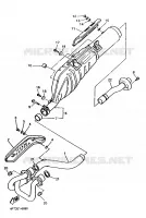 EXHAUST for Yamaha XT600E 1997