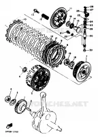 STARTER CLUTCH for Yamaha XT600E 1997