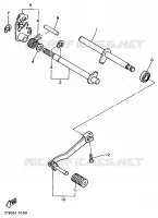 GEAR SHIFT SHAFT / LEVER for Yamaha XT600E 1997