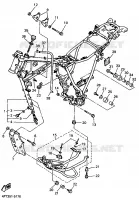 FRAME for Yamaha XT600E 1997