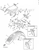 FENDER for Yamaha XT600E 1997